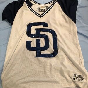 Pink MLB San Diego Padres exclusive collection shirt